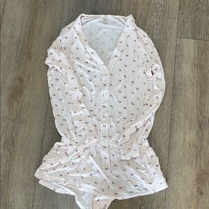 Eberjey pink Floral romper Loungewear